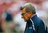 TUSCALOOSA, AL - SEPTEMBER 11:  Head coach Joe Paterno of the Penn State Nittany Lions during warmups before facing the Alabama Crimson Tide at Bryant-Denny Stadium on September 11, 2010 in Tuscaloosa, Alabama.  (Photo by Kevin C. Cox/Getty Images)