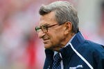 TUSCALOOSA, AL - SEPTEMBER 11:  Head coach Joe Paterno of the Penn State Nittany Lions during warmups before facing the Alabama Crimson Tide at Bryant-Denny Stadium on September 11, 2010 in Tuscaloosa, Alabama.  (Photo by Kevin C. Cox/Getty Images)