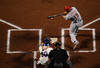 NEW YORK, NY - SEPTEMBER 27:  Joey Votto #19 of the Cincinnati Reds bats against the New York Mets in the first inning of a game at Citi Field on September 27, 2011 in the Flushing neighborhood of the Queens borough of New York City.  (Photo by Patrick McDermott/Getty Images)