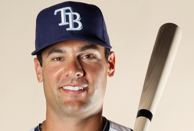 FT. MYERS, FL - FEBRUARY 22:  Casey Kotchman #23 of the Tampa Bay Rays poses for a portrait during the Tampa Bay Rays Photo Day on February 22, 2011 at the Charlotte Sports Complex in Port Charlotte, Florida.  (Photo by Elsa/Getty Images)