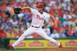 PHILADELPHIA - JUNE 8: Starting pitcher Cole Hamels #35 of the Philadelphia Phillies throws a pitch during a game against the Los Angeles Dodgers at Citizens Bank Park on June 8, 2011 in Philadelphia, Pennsylvania. (Photo by Hunter Martin/Getty Images)