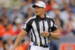 DENVER - AUGUST 30:  Referee Ed Hochuli oversees the action between the Denver Broncos and the Chicago Bears during preseason NFL action at INVESCO Field at Mile High on August 30, 2009 in Denver, Colorado. The Bears defeated the Broncos 27-17.  (Photo by Doug Pensinger/Getty Images)