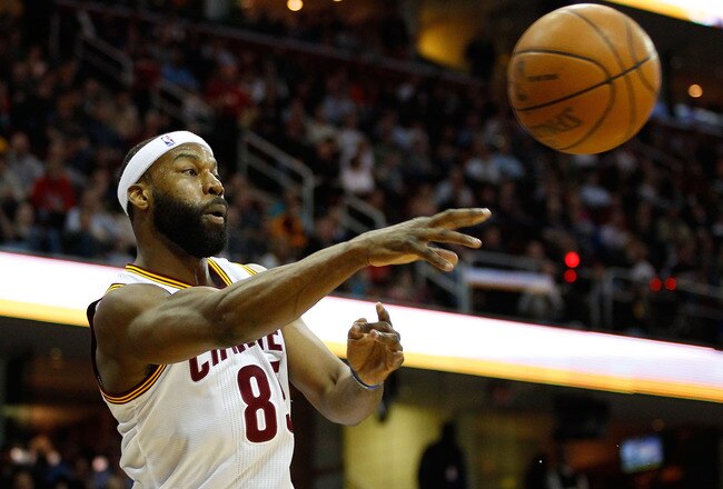 CLEVELAND - MARCH 29: Baron Davis #85 of the Cleveland Cavaliers keeps the ball inbounds during the game against the Miami Heat on March 29, 2011 at Quicken Loans Arena in Cleveland, Ohio. NOTE TO USER: User expressly acknowledges and agrees that, by downloading and/or using this Photograph, user is consenting to the terms and conditions of the Getty Images License Agreement.  (Photo by Jared Wickerham/Getty Images)