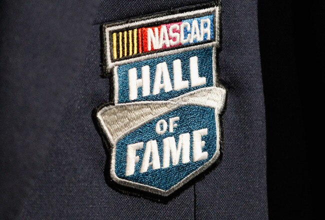 CHARLOTTE, NC - JANUARY 20:  A detail of the logo on the jackets presented to the NASCAR Hall of fame members during the 2012 NASCAR Hall of Fame induction ceremony at the Charlotte Convention Center on January 20, 2012 in Charlotte, North Carolina.  (Photo by Streeter Lecka/Getty Images for NASCAR)