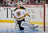 PITTSBURGH, PA - DECEMBER 5:  Goaltender Tim Thomas #30 of the Boston Bruins stretches before a game against the Pittsburgh Penguins on December 5, 2011 at CONSOL Energy Center in Pittsburgh, Pennsylvania.  (Photo by Jamie Sabau/Getty Images)