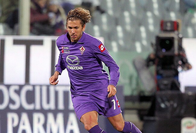 FLORENCE, ITALY - OCTOBER 22:  Alessio Cerci of ACF Fiorentina in action during the Serie A match between ACF Fiorentina and Catania Calcio at Stadio Artemio Franchi on October 22, 2011 in Florence, Italy.  (Photo by Gabriele Maltinti/Getty Images)