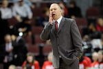 LAS VEGAS, NV - MARCH 06:  Head coach Randy Bennett of the Saint Mary's Gaels appears on the court during a semifinal game of the Zappos.com West Coast Conference Basketball tournament against the Santa Clara Broncos at the Orleans Arena March 6, 2011 in Las Vegas, Nevada. Saint Mary's won 73-64.  (Photo by Ethan Miller/Getty Images)