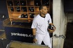 NEW YORK, NY - OCTOBER 06:  Robinson Cano #24 of the New York Yankees walks out of the dugout dejected towards the locker room after they lost 3-2 agaisnt the Detroit Tigers during Game Five of the American League Championship Series at Yankee Stadium on October 6, 2011 in the Bronx borough of New York City.  (Photo by Nick Laham/Getty Images)