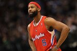 DALLAS, TX - JANUARY 25:  Baron Davis #5 of the Los Angeles Clippers at American Airlines Center on January 25, 2011 in Dallas, Texas.  NOTE TO USER: User expressly acknowledges and agrees that, by downloading and or using this photograph, User is consenting to the terms and conditions of the Getty Images License Agreement.  (Photo by Ronald Martinez/Getty Images)