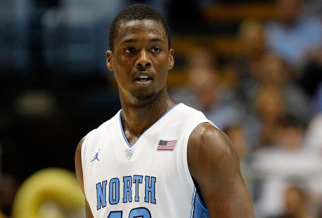 CHAPEL HILL, NC - NOVEMBER 22:  Harrison Barnes #40 of the North Carolina Tar Heels drives to the basket against the Tennessee State Tigers during their game at Dean Smith Center on November 22, 2011 in Chapel Hill, North Carolina.  (Photo by Streeter Lecka/Getty Images)