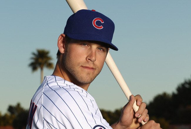 MESA, AZ - FEBRUARY 22:  Brett Jackson #59 of the Chicago Cubs poses for a portrait during media photo day at Finch Park on February 22, 2011 in Mesa, Arizona.  (Photo by Ezra Shaw/Getty Images)
