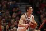CHICAGO, IL - DECEMBER 28: Omer Asik #3 of the Chicago Bulls looks to pass against the Milwaukee Bucks at the United Center on December 28, 2010 in Chicago, Illinois. The Bulls defeated the Bucks 90-77. NOTE TO USER: User expressly acknowledges and agrees that, by downloading and/or using this Photograph, User is consenting to the terms and conditions of the Getty Images License Agreement. (Photo by Jonathan Daniel/Getty Images)