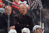 NEWARK, NJ - NOVEMBER 10:  Head coach Lindy Ruff of the Buffalo Sabres works his 1000th NHL game against the New Jersey Devils at the Prudential Center on November 10, 2010 in Newark, New Jersey.  (Photo by Bruce Bennett/Getty Images)