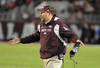 TUSCALOOSA, AL - NOVEMBER 13: Coach Dan Mullen of the Mississippi State Bulldogs directs play against the Alabama Crimson Tide November 13, 2010 at Bryant-Denny Stadium in Tuscaloosa, Alabama.  (Photo by Al Messerschmidt/Getty Images)