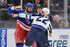 NEW YORK, NY - JANUARY 24: Mike Rupp #71 of the New York Rangers and Chris Thorburn #22 of the Winnipeg Jets fight during the first period on January 24, 2012 at Madison Square Garden in New York City. (Photo by Christopher Pasatieri/Getty Images)