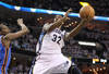 MEMPHIS, TN - MAY 07:  O.J. Mayo #32 of the  Memphis Grizzlies shoots the ball during the game against the Oklahoma City Thunder in Game Three of the Western Conference Semifinals in the 2011 NBA Playoffs at FedExForum on May 7, 2011 in Memphis, Tennessee.The Grizzlies won in overtime 101-93. NOTE TO USER: User expressly acknowledges and agrees that, by downloading and/or using this Photograph, User is consenting to the terms and conditions of the Getty Images License Agreement.  (Photo by Andy Lyons/Getty Images)