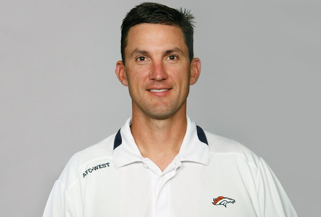 ENGLEWOOD, CO - CIRCA 2011: In this handout image provided by the NFL, Dennis Allen of the Denver Broncos poses for his NFL headshot circa 2011 in Englewood, Colorado.  (Photo by NFL via Getty Images)