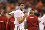 GLENDALE, AZ - JANUARY 02:  Andrew Luck #12 of the Stanford Cardinal reacts against the Oklahoma State Cowboys during the Tostitos Fiesta Bowl on January 2, 2012 at University of Phoenix Stadium in Glendale, Arizona. Oklahoma State won 41-38 in overtime.  (Photo by Christian Petersen/Getty Images)