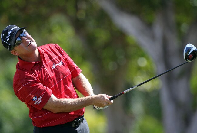 HONOLULU, HI - JANUARY 15:  D.A. Points hits a shot during the final round of the Sony Open in Hawaii at  Waialae Country Club on January 15, 2012 in Honolulu, Hawaii.  (Photo by Sam Greenwood/Getty Images)