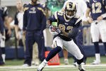 ARLINGTON, TX - OCTOBER 23: Brandon Lloyd #83 of the St. Louis Rams runs against the Dallas Cowboys runs down the field against  at Cowboys Stadium on October 23, 2011 in Arlington, Texas. (Photo by Layne Murdoch/Getty Images)