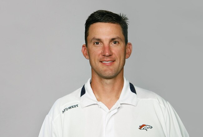 ENGLEWOOD, CO - CIRCA 2011: In this handout image provided by the NFL, Dennis Allen of the Denver Broncos poses for his NFL headshot circa 2011 in Englewood, Colorado.  (Photo by NFL via Getty Images)