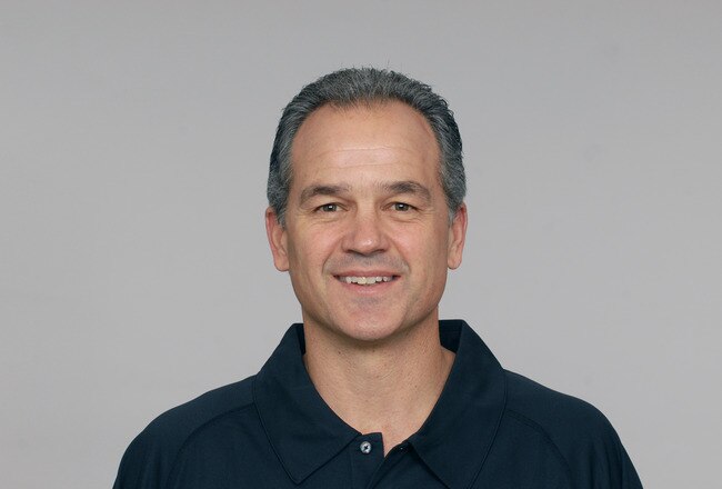 BALTIMORE, MD - CIRCA 2011: In this handout image provided by the NFL,  Chuck Pagano of the Baltimore Ravens poses for his NFL headshot circa 2011 in Baltimore,Maryland. (Photo by NFL via Getty Images)