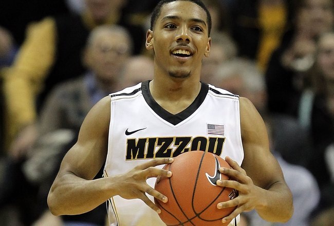 COLUMBIA, MO - JANUARY 03:  Phil Pressey #1 of the Missouri Tigers in action during the game against the Oklahoma Sooners on January 3, 2012 at Mizzou Arena in Columbia, Missouri.  (Photo by Jamie Squire/Getty Images)