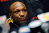 EL SEGUNDO, CA - MAY 11:  Lamar Odom #7 of the Los Angeles Lakers speaks during a news conference at the Lakers training facility on May 11, 2011 in El Segundo, California. The Lakers were swept out of their best of seven series with the Dallas Mavericks four games to none. NOTE TO USER: User expressly acknowledges and agrees that, by downloading and or using this photograph, User is consenting to the terms and conditions of the Getty Images License Agreement.  (Photo by Kevork Djansezian/Getty Images)