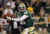 WACO, TX - NOVEMBER 19:  Robert Griffin III #10 of the Baylor Bears looks to pass during a game against the Oklahoma Sooners at Floyd Casey Stadium on November 19, 2011 in Waco, Texas. The Baylor Bears defeated the Oklahoma Sooners 45-38.  (Photo by Sarah Glenn/Getty Images)