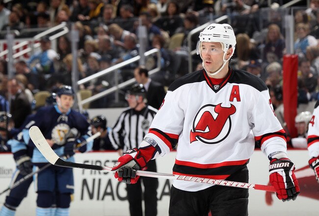 PITTSBURGH, PA - JANUARY 07:  Ilya Kovalchuk #17 of the New Jersey Devils during the NHL game against the Pittsburgh Penguins at Consol Energy Center on January 7, 2012 in Pittsburgh, Pennsylvania.  The Devils defeated the Penguins 3-1.  (Photo by Christian Petersen/Getty Images)
