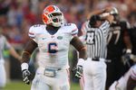 COLUMBIA, SC - NOVEMBER 14:  Jaye Howard #6 of the Florida Gators looks on during the game against the South Carolina Gamecocks at Williams-Brice Stadium on November 14, 2009 in Columbia, South Carolina. (Photo by Streeter Lecka/Getty Images)