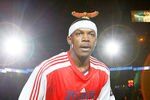 ATLANTA, GA - MAY 12:  Joe Johnson #2 of the Atlanta Hawks walks onto the court during introductions before facing the Chicago Bulls in Game Six of the Eastern Conference Semifinals in the 2011 NBA Playoffs at Phillips Arena on May 12, 2011 in Atlanta, Georgia.  NOTE TO USER: User expressly acknowledges and agrees that, by downloading and/or using this photograph, User is consenting to the terms and conditions of the Getty Images License Agreement.  (Photo by Kevin C. Cox/Getty Images)