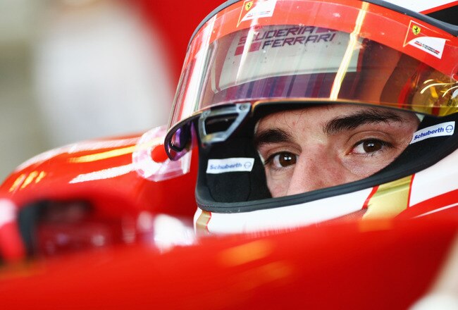 ABU DHABI, UNITED ARAB EMIRATES - NOVEMBER 15:  Jules Bianchi of France and testing for Scuderia Ferrari at the Formula 1 Young Drivers Test, Yas Marina Circuit on November 15, 2011 in Abu Dhabi, United Arab Emirates. Photo by Andrew Hone/Getty Images  (Photo by Andrew Hone/Getty Images)