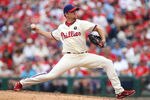 PHILADELPHIA - JULY 25: Relief pitcher Brad Lidge #54 of the Philadelphia Phillies throws a pitch during a game against the San Diego Padres at Citizens Bank Park on July 25, 2011 in Philadelphia, Pennsylvania. The Padres won 5-4. (Photo by Hunter Martin/Getty Images)
