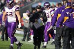 CHICAGO - NOVEMBER 14: Head coach Brad Childress of the Minnesota Vikings watches as his team takes on the Chicago Bears at Soldier Field on November 14, 2010 in Chicago, Illinois. The Bears defeated the Vikings 27-13. (Photo by Jonathan Daniel/Getty Images)