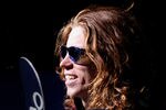 ASPEN, CO - JANUARY 25:  Shaun White of Carlsbad, California takes the podium to receive the gold medal in the Men's Snowboard Superpipe Final at Winter X Games 13 on Buttermilk Mountain on January 25, 2009 in Aspen, Colorado. White became the first to earn back to back Men's Snowboard Superpipe gold medals.  (Photo by Doug Pensinger/Getty Images)