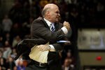 PHILADELPHIA, PA - DECEMBER 08:  Head coach Phil Martelli of the St. Joseph's Hawks reacts as he coaches in the second half against the Minnesota Golden Gophers at Michael J. Hagan Arena on December 8, 2010 in Philadelphia, Pennsylvania.  (Photo by Chris Chambers/Getty Images)