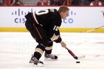 OTTAWA, ON - JANUARY 28:  Corey Perry #10 of the Anaheim Ducks and team Chara competes in the AllState Insureance NHL Breakaway Challenge part of the 2012 Molson Canadian NHL All-Star Skills Competition at Scotiabank Place on January 28, 2012 in Ottawa, Ontario, Canada.  (Photo by Christian Petersen/Getty Images)