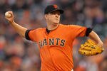 SAN FRANCISCO, CA - SEPTEMBER 02:  Matt Cain #18 of the San Francisco Giants pitches against the Arizona Diamondbacks at AT&T Park on September 2, 2011 in San Francisco, California.  (Photo by Ezra Shaw/Getty Images)
