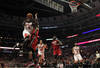 CHICAGO, IL - MAY 26:  Luol Deng #9 of the Chicago Bulls drives for a shot attempt against the Miami Heat in Game Five of the Eastern Conference Finals during the 2011 NBA Playoffs on May 26, 2011 at the United Center in Chicago, Illinois. The Heat won 83-80. NOTE TO USER: User expressly acknowledges and agrees that, by downloading and or using this photograph, User is consenting to the terms and conditions of the Getty Images License Agreement.  (Photo by Jonathan Daniel/Getty Images)