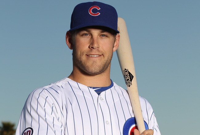 MESA, AZ - FEBRUARY 22:  Brett Jackson #59 of the Chicago Cubs poses for a portrait during media photo day at Finch Park on February 22, 2011 in Mesa, Arizona.  (Photo by Ezra Shaw/Getty Images)