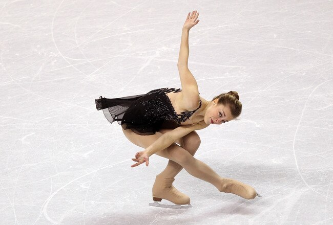 SAN JOSE, CA - JANUARY 28:  Ashley Wagner competes during the ladies free skate program during the 2012 U.S. Figure Skating Championships at HP Pavilion on January 28, 2012 in San Jose, California.  (Photo by Ezra Shaw/Getty Images)