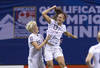 VANCOUVER, CANADA - JANUARY 29:  Alex Morgan #13 of the United States celebrates with Mega Rapinoe #15 after scoring against Canada during the first half of championship action of the 2012 CONCACAF Women's Olympic Qualifying Tournament at BC Place on January 29, 2012 in Vancouver, British Columbia, Canada.  (Photo by Rich Lam/Getty Images)
