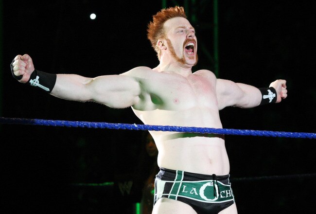 DURBAN, SOUTH AFRICA - JULY 08:  The Celtic Warrior Sheamus during the WWE Smackdown Live Tour at Westridge Park Tennis Stadium on July 08, 2011 in Durban, South Africa.  (Photo by Steve Haag/Gallo Images/Getty Images)