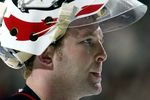 DALLAS - NOVEMBER 28:  Goalie Martin Brodeur #30 of the New Jersey Devils during a game against the Dallas Stars at the American Airlines Center on November 28, 2003 in Dallas, Texas.  The Stars defeated the Devils 2-0.  (Photo by Ronald Martinez/Getty Images)