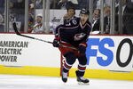 COLUMBUS, OH - OCTOBER 07:  Jeff Carter #7 of the Columbus Blue Jackets skates against the Nashville Predators during the game at Nationwide Arena on October 7, 2011 in Columbus, Ohio.  (Photo by Justin K. Aller/Getty Images)