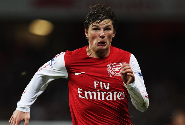 LONDON, ENGLAND - JANUARY 09:  Andrey Arshavin of Arsenal runs during the FA Cup Third Round match between Arsenal and Leeds United at the Emirates Stadium on January 9, 2012 in London, England.  (Photo by Clive Mason/Getty Images)