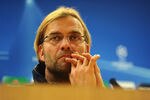 LONDON, ENGLAND - NOVEMBER 22:  Borussia Dortmund coach Juergen Klopp faces the media during the Borussia Dortmund Training And Press Conference at Emirates Stadium on November 22, 2011 in London, England.  (Photo by Mike Hewitt/Getty Images)