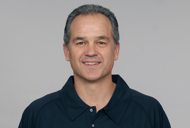BALTIMORE, MD - CIRCA 2011: In this handout image provided by the NFL,  Chuck Pagano of the Baltimore Ravens poses for his NFL headshot circa 2011 in Baltimore,Maryland. (Photo by NFL via Getty Images)