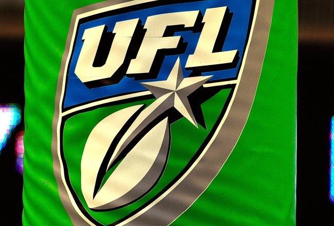 ORLANDO, FL - OCTOBER 22:  UFL signage during the game between the California Redwoods and the Florida Tuskers at the Florida Citrus Bowl on October 22, 2009 in Orlando, Florida.  (Photo by Sam Greenwood/Getty Images)